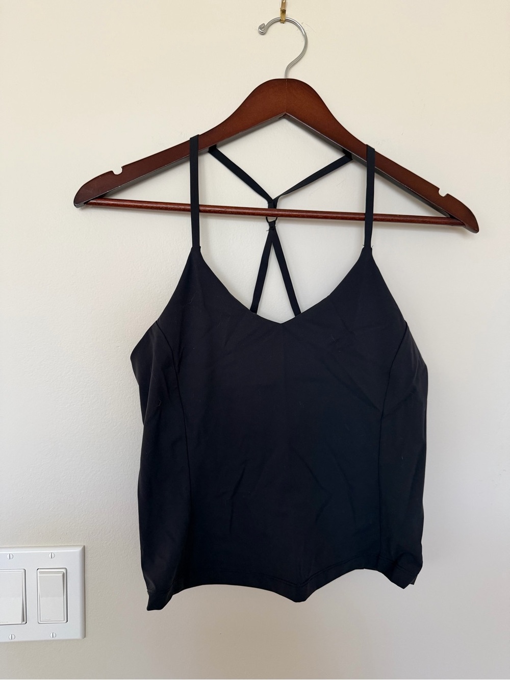 Outdoor Voices Zoom Halter Top in Black